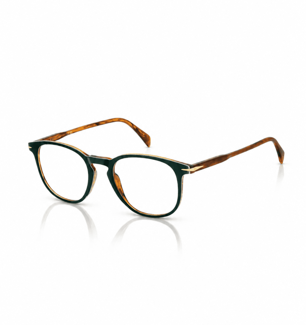 David Beckham DB 1160 — Verde e marrom mesclado