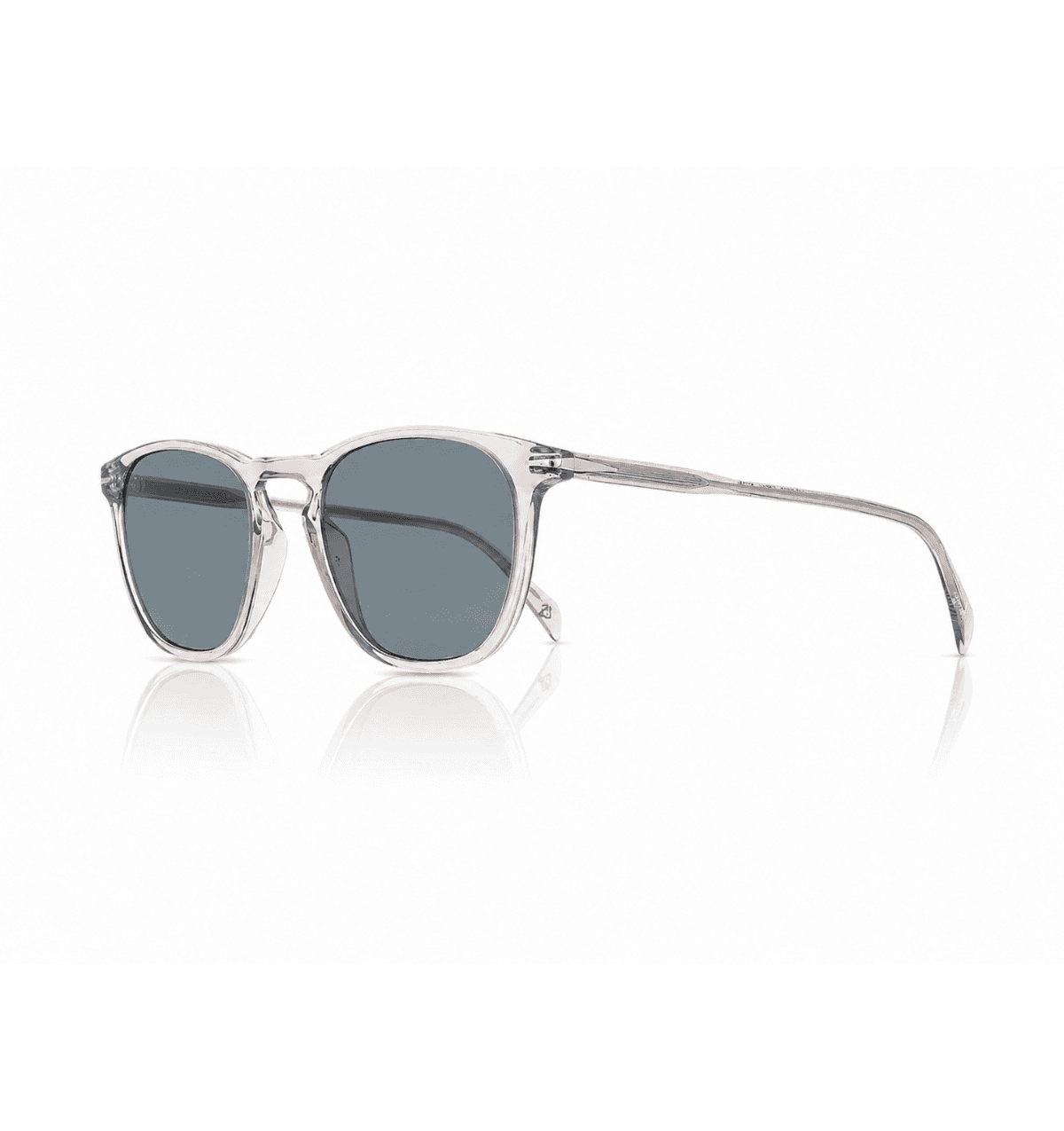 David Beckham DB 1160/S — Cinza transparente · azul (Aegean Blue)