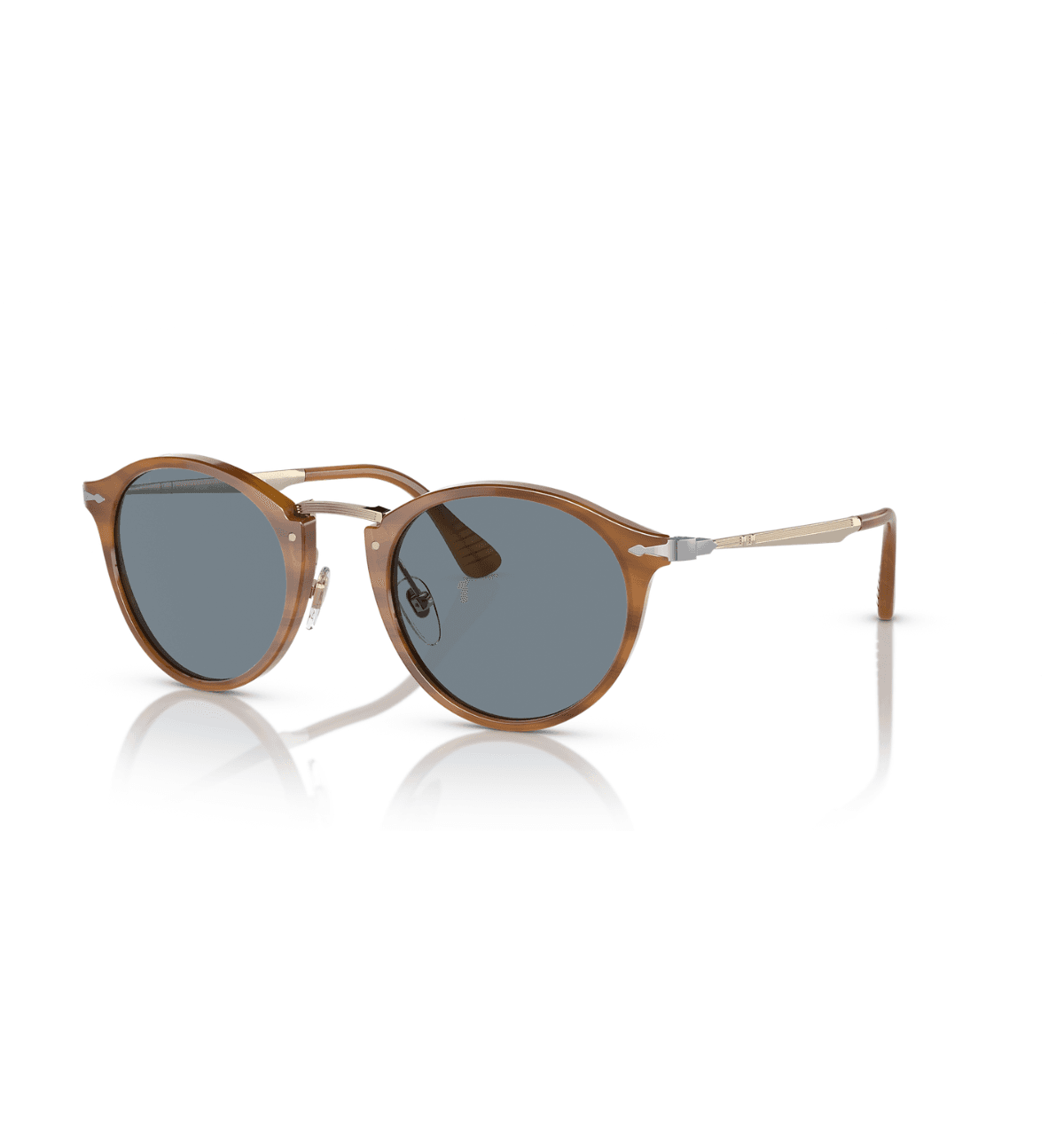 Persol PO3166S Calligrapher — Tartaruga · lentes azul