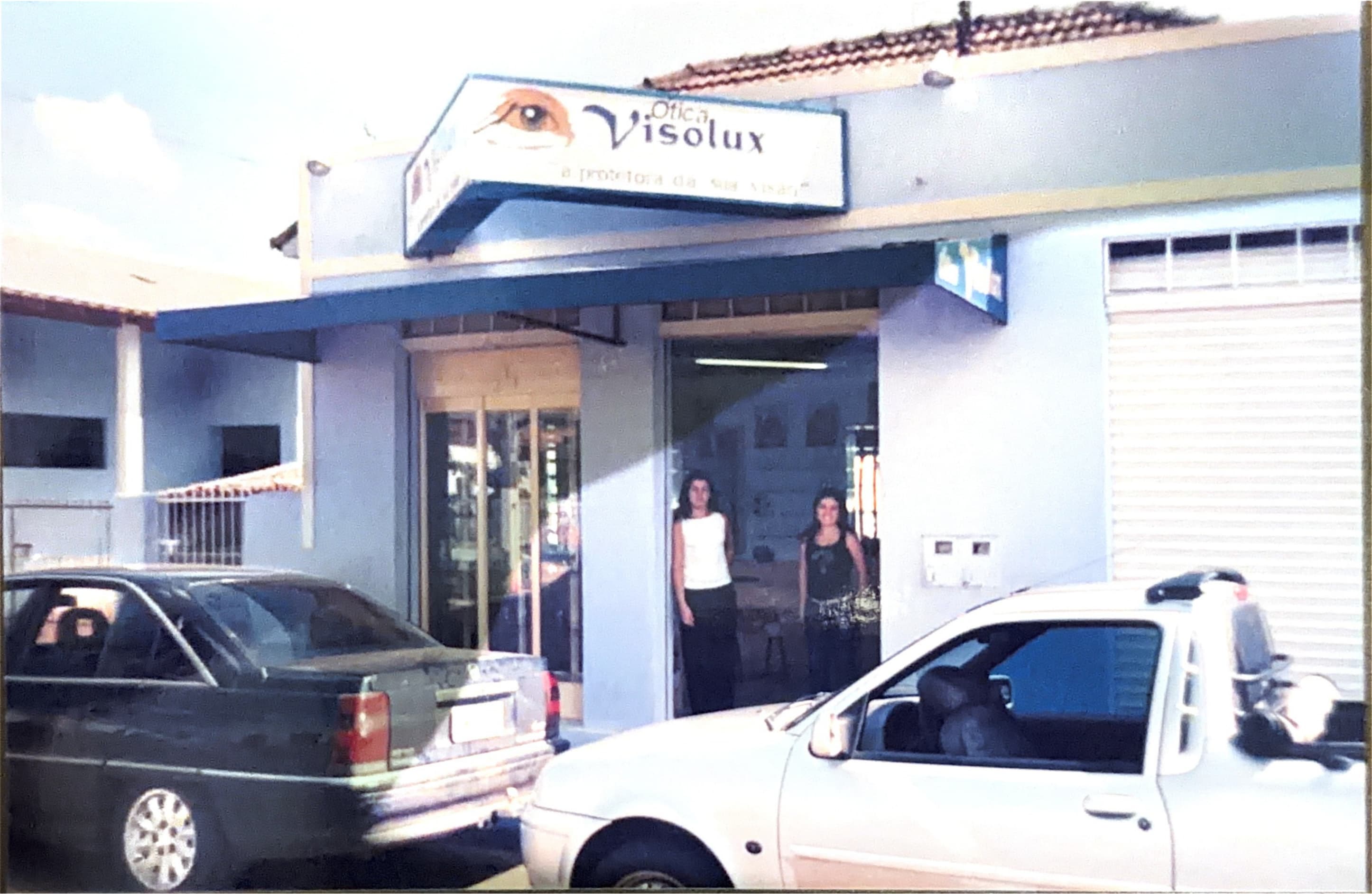 Registro histórico da primeira fase da Ótica Visolux